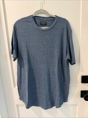 Goodlife Men's Heather Slate Blue Crew Tee